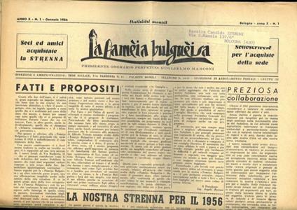 La famèia bulgnèisa - copertina