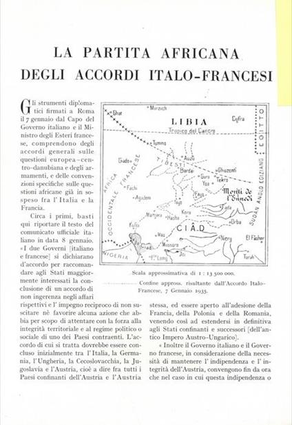 La partita africana degli accordi italo-francesi - Santi Nava - copertina