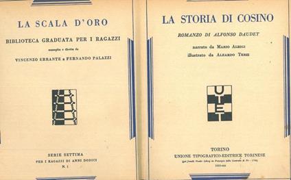 La storia di Cosino - Alphonse Daudet - copertina