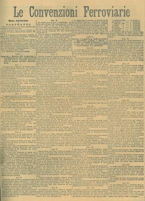 Le convenzioni ferroviarie - copertina