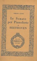 Le sonate per pianoforte di Beethoven