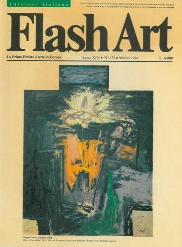 Flash Art. La prima rivista d'arte in Europa. Edizione italiana - copertina
