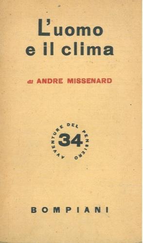 L' uomo e il clima - André Missenard - copertina