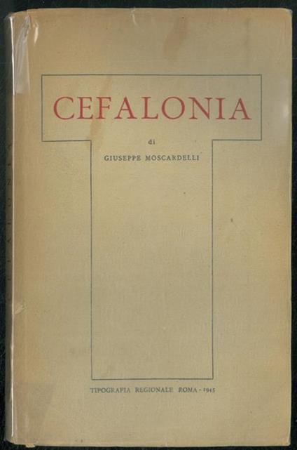 Cefalonia - Giuseppe Moscardelli - copertina
