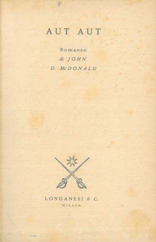 Aut aut - John McDonald - copertina