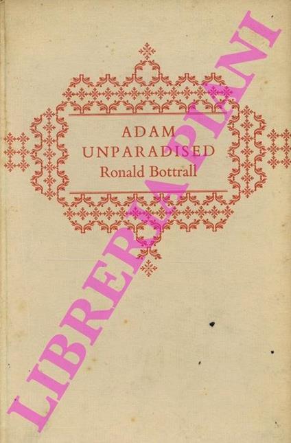 Adam Unparadised - Ronald Bottrall - copertina