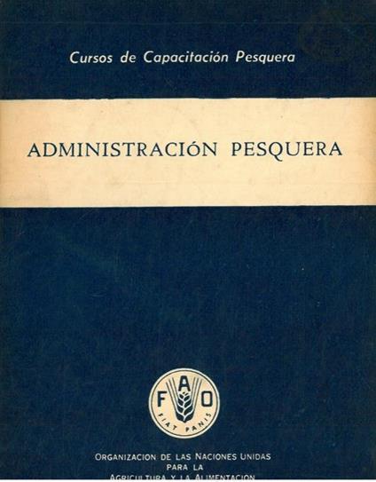 Administracion pesquera - copertina