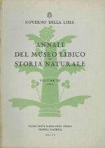 Annali del Museo Libico di Storia Naturale. Volume III