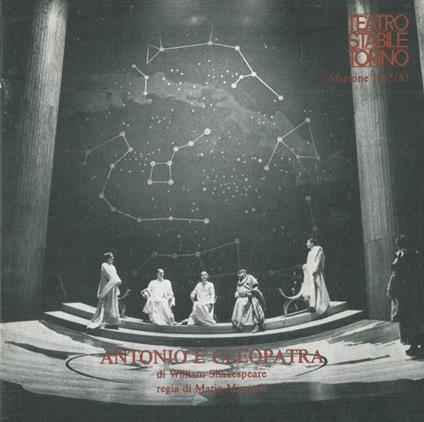 Antonio e Cleopatra. Teatro Stabile di Torino, 1982/83 - copertina