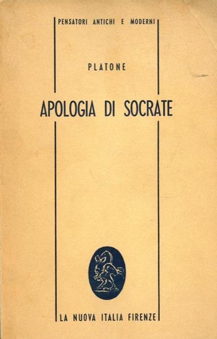 Apologia di Socrate - Platone - copertina