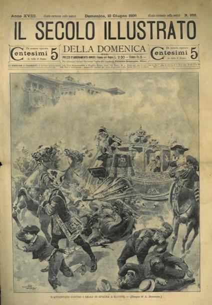 Attentato contro i reali di Spagna a Madrid - A. Bonamore - copertina