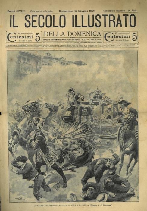 Attentato contro i reali di Spagna a Madrid - A. Bonamore - copertina