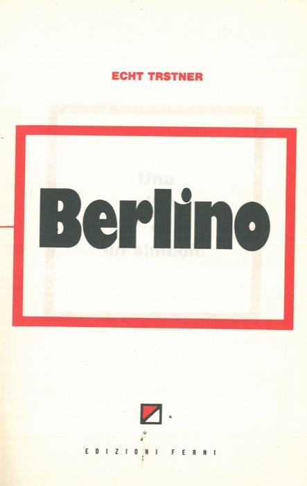 Berlino - Echt Trstner - copertina