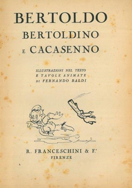 Bertoldo, Bertoldino e Cacasenno - G. Cesare Croce - copertina