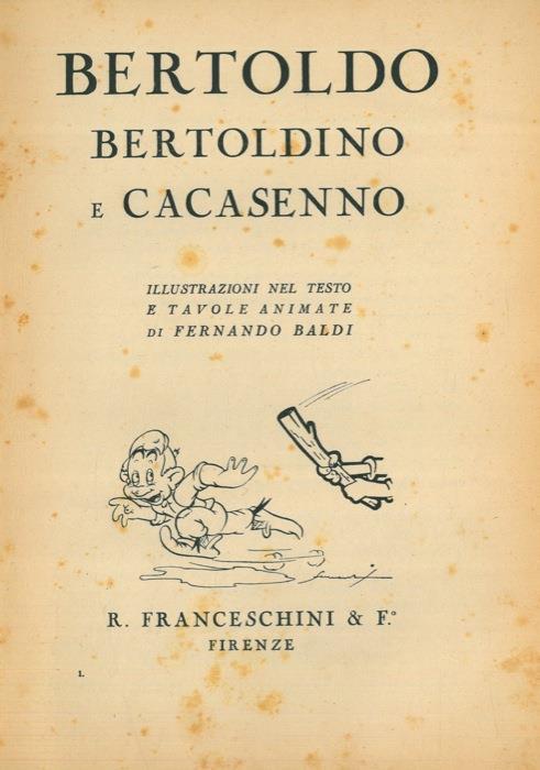 Bertoldo, Bertoldino e Cacasenno - G. Cesare Croce - copertina