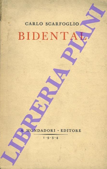 Bidental - Carlo Scarfoglio - copertina