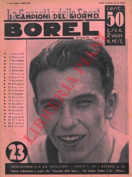 Borel - Erberto Levi - copertina