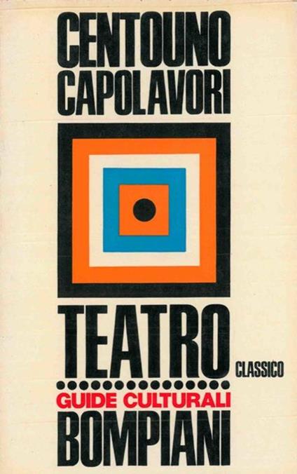 Centouno capolavori del teatro classico - copertina