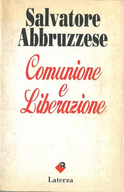 Comunione e Liberazione - Salvatore Abbruzzese - copertina
