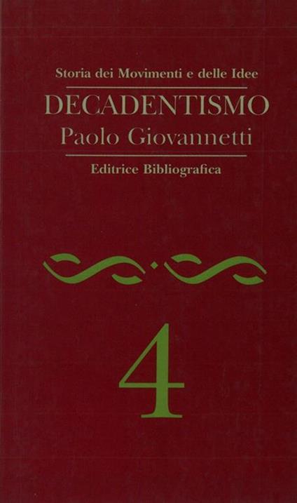 Decadentismo - Paolo Giovannetti - copertina