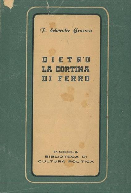 Dietro la cortina di ferro - copertina