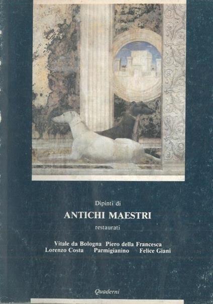 Dipinti di antichi maestri restaurati - copertina