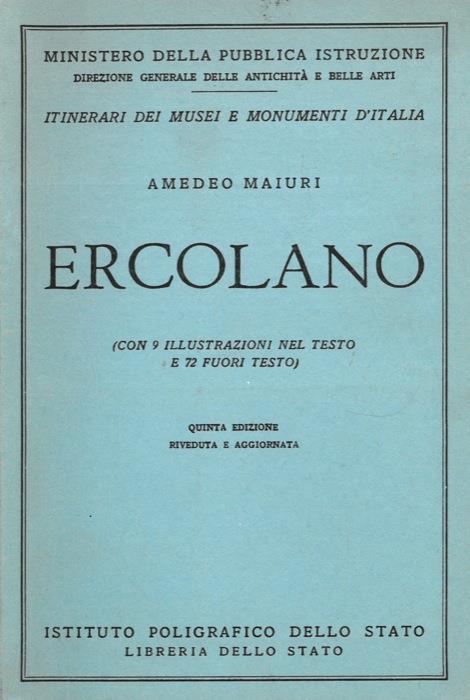 Ercolano - Amedeo Maiuri - copertina