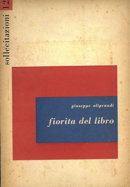 Fiorita del libro - Giuseppe Aliprandi - copertina