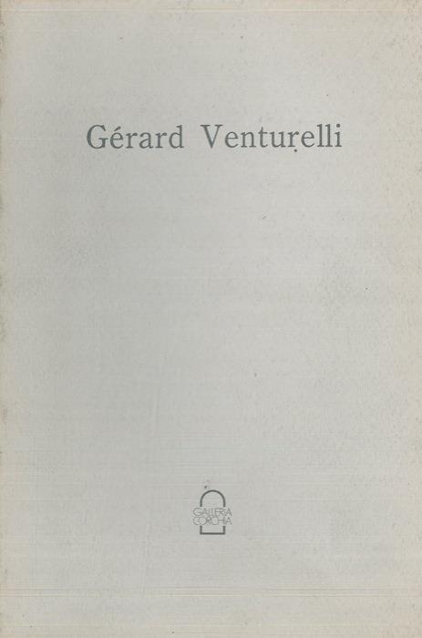 Gérard Venturelli - copertina