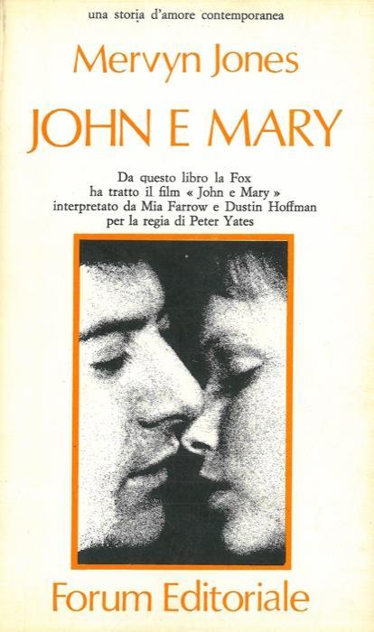 John e Mary - Mervyn Jones - copertina
