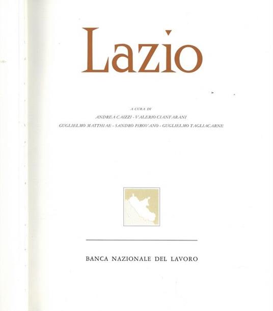 Lazio - Andrea Caizzi - copertina