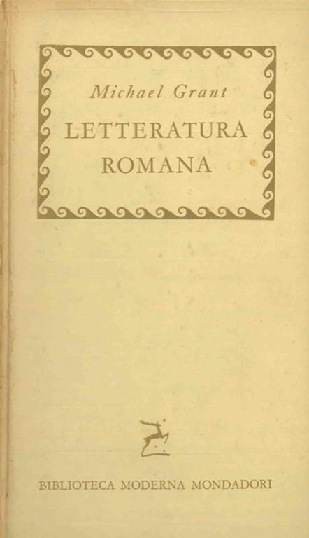 Letteratura romana - Michael Grant - copertina