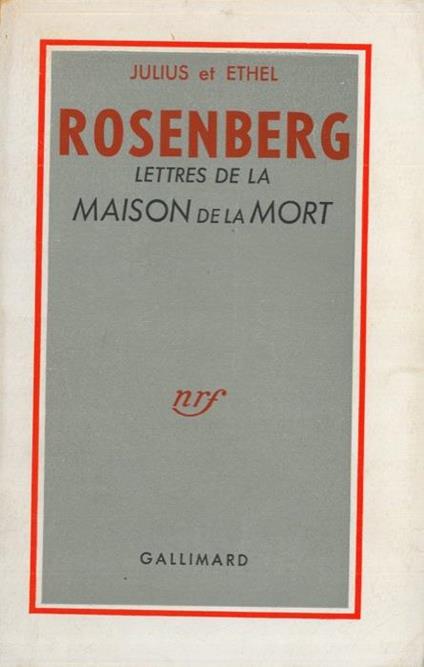 Lettres de la maison de la mort - copertina
