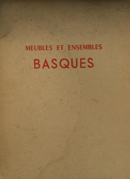 Meubles et ensembles basques - copertina