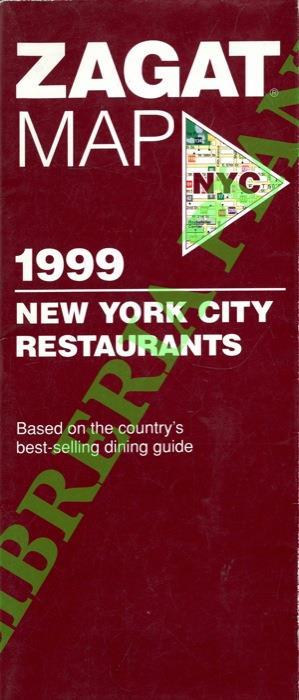 New York City Restaurants. 1999. 2002. 2003. 2004 - Survey Zagat - copertina