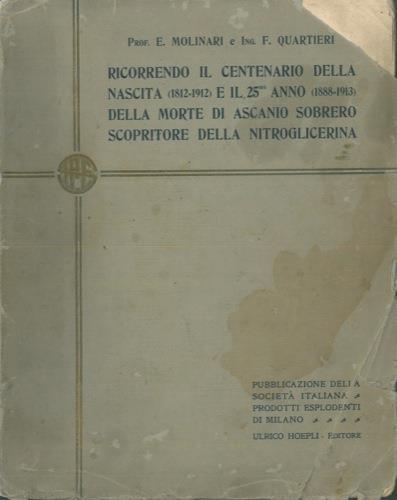 Notizie sugli esplodenti in Italia - Enrico Molinari - copertina