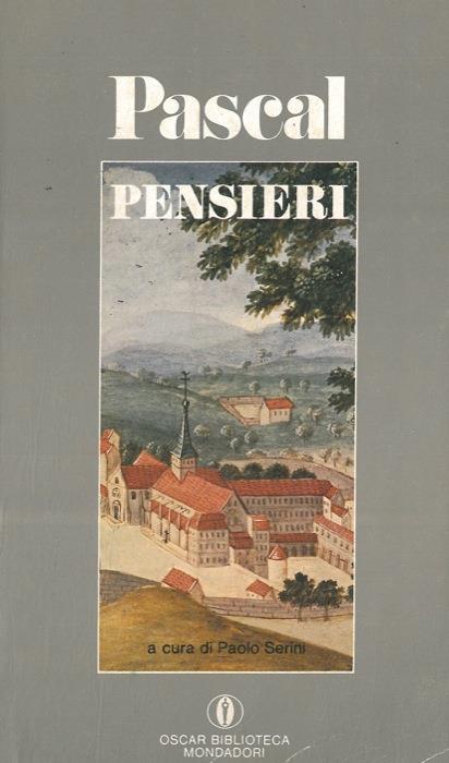 Pensieri - Blaise Pascal - copertina