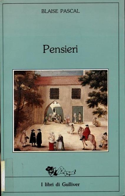 Pensieri - Blaise Pascal - copertina