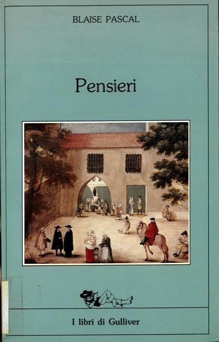 Pensieri - Blaise Pascal - copertina