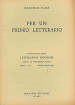 Per un premio letterario