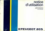 Peugeot 205. Notice d'utilisation