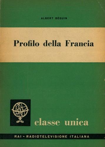 Profilo della Francia - Albert Béguin - copertina