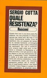 Quale Resistenza ? Aspetti e problemi della guerra di liberazione in Italia
