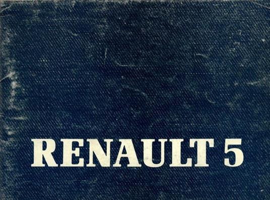 Renault 5 - copertina