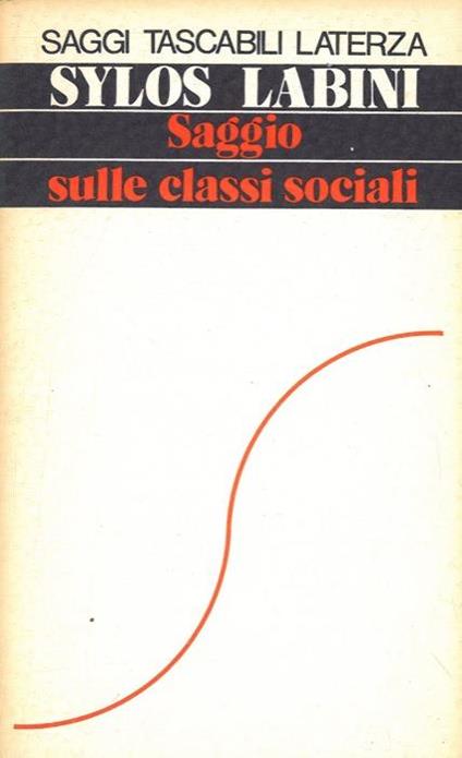 Saggio sulle classi sociali - Paolo Sylos Labini - copertina