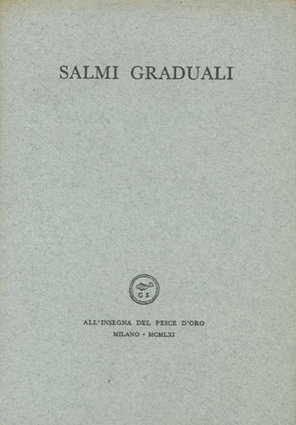 Salmi graduali - copertina