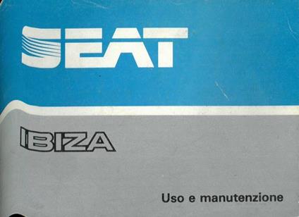 Seat Ibiza. Uso e manutenzione - copertina