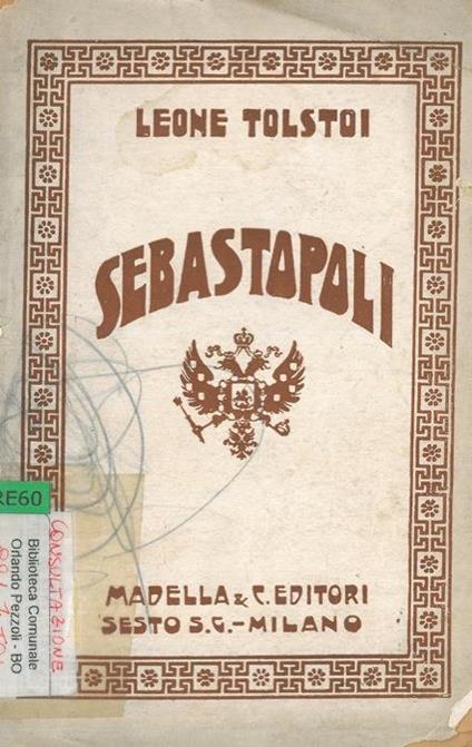Sebastopoli - Lev Tolstoj - copertina