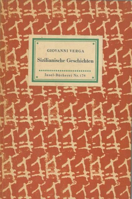 Sizilianische Geschichten - Giovanni Verga - copertina