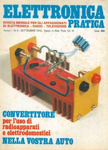Elettronica pratica. Rivista mensile per gli appassionati di elettronica. Radio. Televisione - copertina